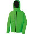 Chaqueta Softshell con capucha hombre Vivid Green / Black M