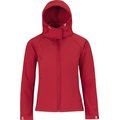 Chaqueta Softshell con capucha mujer Red S