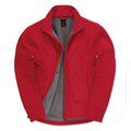 Chaqueta Softshell hombre con bolsillos Red / Warm Grey M