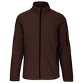 Chaqueta softshell hombre Marrón M