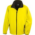 Chaqueta Softshell hombre transpirable y cortavientos Amarillo M