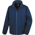 Chaqueta Softshell hombre transpirable y cortavientos Azul M