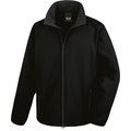 Chaqueta Softshell hombre transpirable y cortavientos Black / Black XL