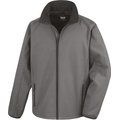 Chaqueta Softshell hombre transpirable y cortavientos CHARCOAL / BLACK 3XL