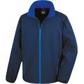 Chaqueta Softshell hombre transpirable y cortavientos Navy / Royal M