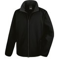 Chaqueta Softshell hombre transpirable y cortavientos Negro 4XL