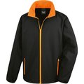 Chaqueta Softshell hombre transpirable y cortavientos Negro XXL