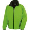 Chaqueta Softshell hombre transpirable y cortavientos Vivid Green / Black M