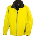 Chaqueta Softshell hombre transpirable y cortavientos Yellow / Black S