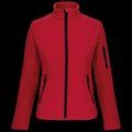 Chaqueta softshell impermeable para muer Red S