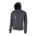 Chaqueta softshell impermeable transpirable Asphalt Grey L