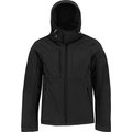 Chaqueta Softshell interior de micropolar con capucha Black XL