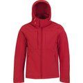 Chaqueta Softshell interior de micropolar con capucha Red L