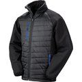 Chaqueta Softshell ligera y cálida Black / Royal Blue XS