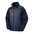 Chaqueta Softshell ligera y cálida Navy / Red 3XL