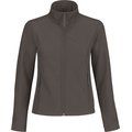 Chaqueta Softshell mujer con bolsillos Dark Grey / Neon Orange S