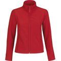 Chaqueta Softshell mujer con bolsillos Red / Warm Grey XS