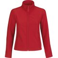 Chaqueta Softshell mujer con bolsillos Rojo M