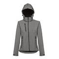 Chaqueta Softshell Mujer Capucha Extraíble