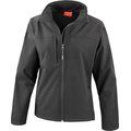 Chaqueta Softshell mujer Hidrófugo y cortavientos Black XXL