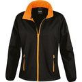 Chaqueta Softshell mujer impermeable Black / Orange M