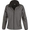 Chaqueta Softshell mujer impermeable CHARCOAL / BLACK S