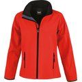 Chaqueta Softshell mujer impermeable Red / Black XXL