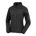 Chaqueta softshell reciclada mujer Black L