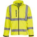 Chaqueta Softshell con Tiras reflectantes Hi Vis Yellow 4XL