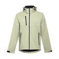 Chaqueta Softshell Unisex Capucha Extraíble Verde pastel XL