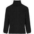 Chaqueta Sudadera Polar Cuello Alto Negro 3XL