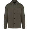 Chaqueta tejido de sarga Washed Dark Khaki M