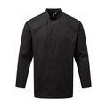 Chaquetilla de chef de manga larga Black S