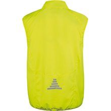 Chaleco ciclismo cortavientos reflectante Neon Lime S