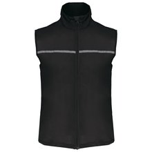 Chaleco deportivo con rejilla Negro S