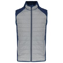 Chaleco deportivo unisex Azul / Gris S