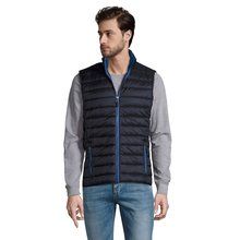 Chaleco Ligero Hombre Cuello Alto Azul Marino XXL