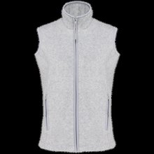 Chaleco micropolar para chica Gris XXL