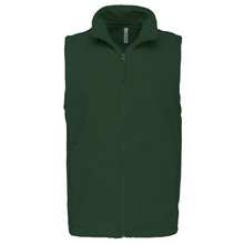 Chaleco micropolar hombre cremallera y bolsillos Verde XL