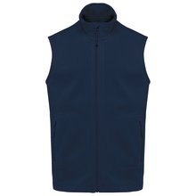 Chaleco micropolar reciclado unisex Azul L