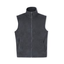 Chaleco Polar Cuello Alto Gris XS