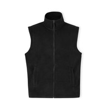 Chaleco Polar Cuello Alto Negro M