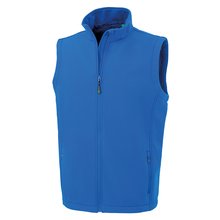 Chaleco reciclado impermeable hombre Azul XXL