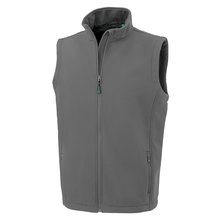 Chaleco reciclado impermeable hombre Gris M