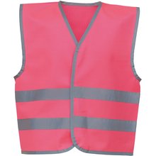 Chaleco reflectante infantil Rosa 10/12 ans