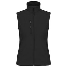 Chaleco sofshell mujer impermeable Negro L