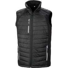 Chaleco Softshell acolchado reciclado Negro XS