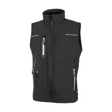 Chaleco softshell impermeable y resistente al viento Gris S