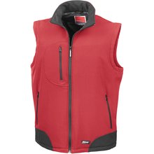 Chaleco Softshell Impermeable Rojo XXL