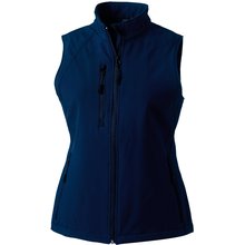 Chaleco Softshell mujer entallado Azul M